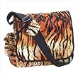 Faux Fur Tiger Print Messenger Bag Faux Fur Tiger Print Messenger Bag