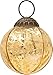 Luna Bazaar Small Mercury Glass Ornament (Ball Design, 2.25-Inch, Silver) - Vintage-Style Decoration