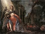 Acrylic Keyring Veronese Christ in the Garden Supported by an Angel