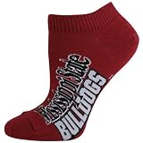 Mississippi State Bulldogs Maroon Ladies 9-11 Ankle Socks
