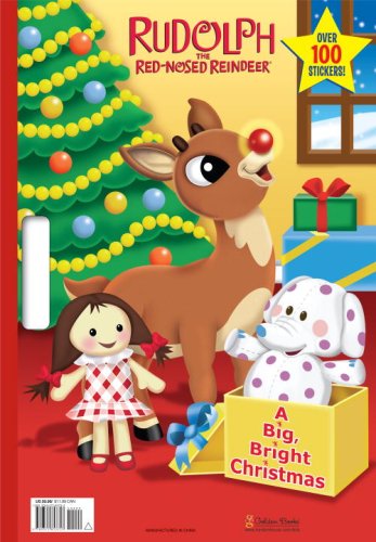 A Big, Bright Christmas (Rudolph the Red-Nosed Reindeer) (Giant Coloring Book)
