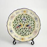 Deruta Italian Ceramic Plate in Green
