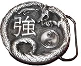 Z75 CHINESE DRAGON STRENGTH SYMBOL BELT BUCKLE YIN YANG