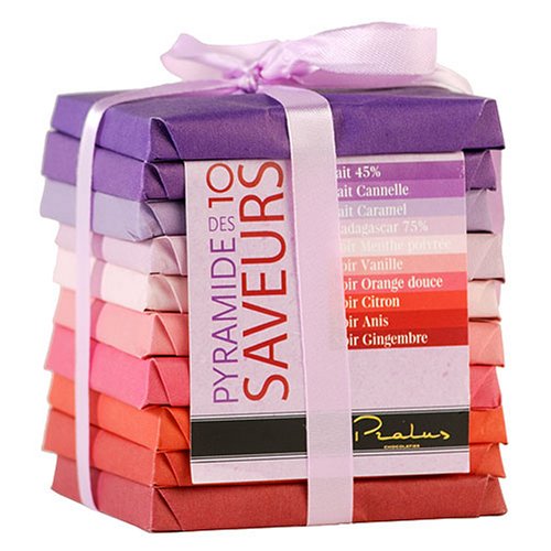 Pralus Pyramide des 10 Saveurs Bar Sampler by ChefShop.com by Francois Pralus