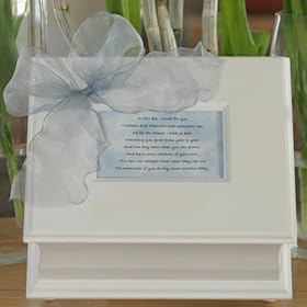  Suzibella Baby Keepsake Box (Blue) FREE PERSONALIZATION!!
