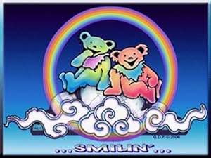 Sm Dancing Bears Jerry Garcia Grateful Dead Music Hippie Stickers Art ...