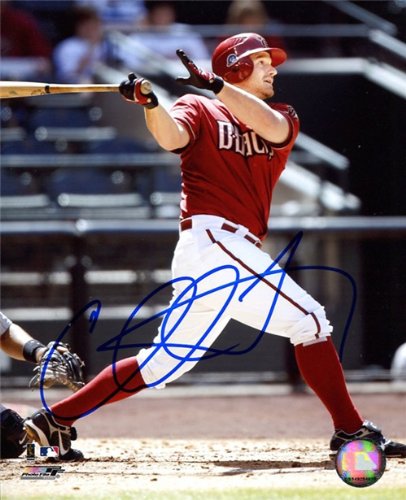 Chad Tracy Autographed/Hand Signed Hitting 8x10 Photo