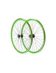 Sports: Pure Fix Cycles Pro Wheelset, Green, 30mm - Pure Fix Cycles