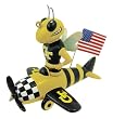 Georgia Tech Mascot Airplane Resin Ornament
