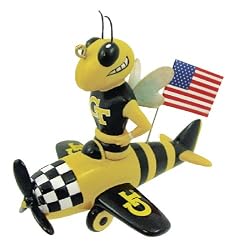 Georgia Tech Mascot Airplane Resin Ornament