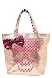 Betseyville - Gold Glamour Skull Shopper Bag