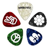 Planet Waves Woodstock Assorted Guitar Picks, 10 pack, Light