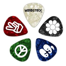 Planet Waves 10 WOODSTOCK Guitar Picks Assorted - Heavy