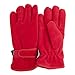 FLOSO® Childrens/Kids Big Boys Thermal Thinsulate Fleece Gloves with Palm Grip (6/7 Yrs) (Black)