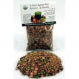 5 Part Salad Sprout Seed Mix  2 Oz  Organic Sprouting Seeds Radish Broccoli Alfalfa Green... by 