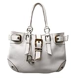 Dolce & Gabbana White Pebbled Leather DG Charmed Tote BB1823-A4763-80001
