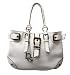 Dolce & Gabbana White Pebbled Leather DG Charmed Tote BB1823-A4763-80001