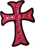 Iron-On Patch - Studded Cross