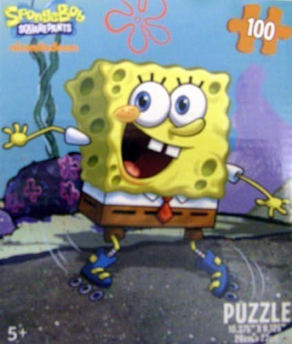 SPONGE BOB Mini Puzzle Set (50pcs) - Travel Puzzle Set in Tin