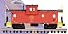 TRAIN O PENNSYLVANIA READING SEASHORE LINES EXTENDED VISION CABOOSE