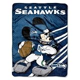 NFL Seattle Seahawks Mickey Mouse Ultra Plush Micro Super Soft Raschel Throw Blanket at Amazon.com
