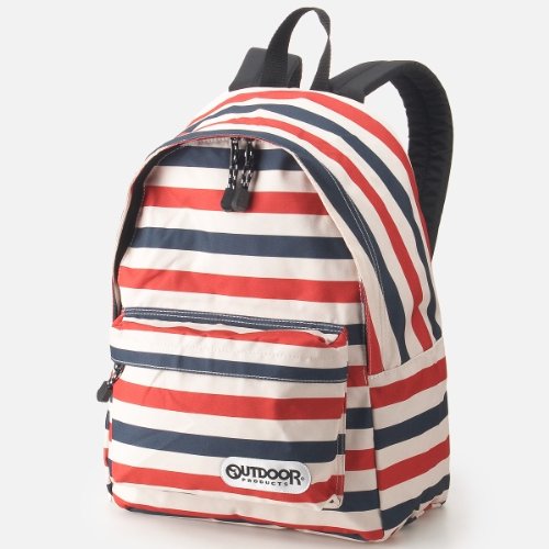 （アウトドアプロダクツ）OUTDOOR PRODUCTS バック（ボーダー柄ディバック） レディス