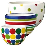 Boston Warehouse Prep Bowls 3-pc. Set - Primary Colors by Boston Warehouse