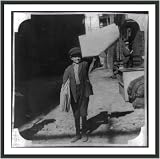 Historic Print (S): [Newsboy holding up newspaper, Denver, Colorado]