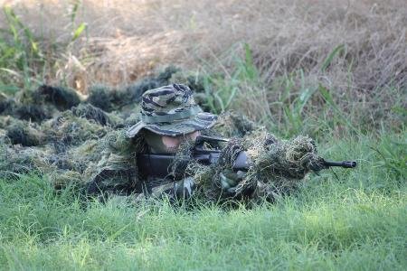 Ghillie Blanket 5 x 12 - WOODLAND Camouflage