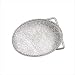 Silver Tone Blank Belt Buckle Base 2 x 2 1/2 Inch Oval (1 Belt Buckle)