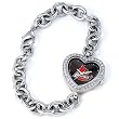 Louisville Cardinals Gametime Heart Bracelet/Watch