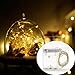 BINZET 10ft 30 LEDs Yellow Starry Starry Light String Light 3xAA Battery Powered Flexible Indoor String Lights Wedding Party Light