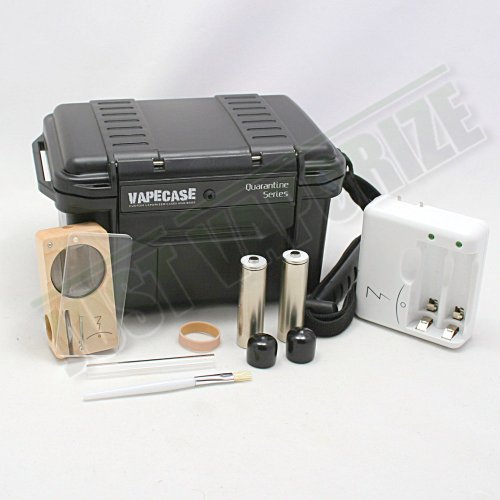 New 2011 Click Lock Lid Magic Flight Launch Box Vaporizer and Custom Hard Shell VAPECASE with Extra Storage