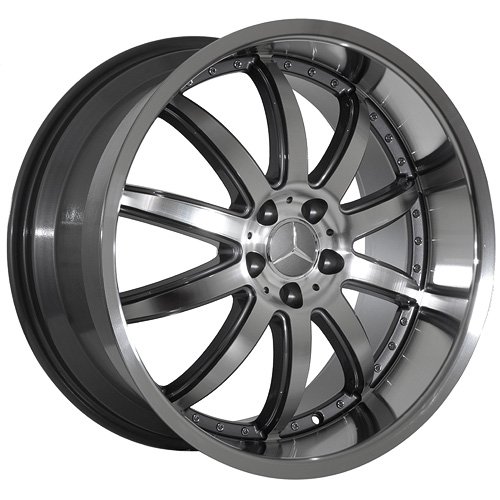 20 Inch Mercedes Wheels Rims Gunmetal (set of 