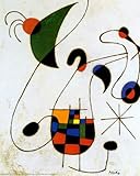 Chanteuse Melancolique HIGH QUALITY MUSEUM WRAP CANVAS Print Joan Miro 16x20