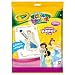 Crayola Color Wonder Disney Princess Glitter Paper And Markers