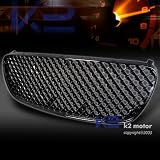 2002-03 Nissan Maxima Mesh Abs Hood Grill Grille Jdm Black