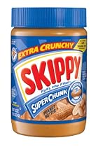 Skippy Peanut Butter, Super Chunk, 16.3-Ounce Jars (Pack of 6)