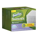Swiffer Sweeper Dry Sweeping Cloths Mop And Broom Floor Cleaner Refills Febreze Lavender Vanilla & Comfort Scent 32 Count