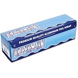 Boardwalk Heavy-Duty Aluminum Foil Rolls, Silver