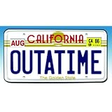 BacktotheFutureOutatimeLicensePlateReplica