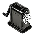 X-Acto 1001 Ranger 55 table- or wall-mount heavy-duty pencil sharpener, black, 1 Unit