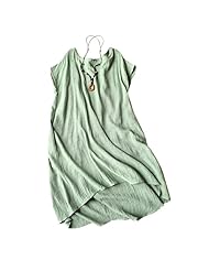 Linen Short Sleeves  Dress