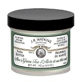 J. R. Watkins Shea Butter, Aloe & Green Tea, 4.9 oz (140 g) Jars, (Case of 3)