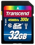 Transcend 32GB SDHC Class 10 UHS-1 Fl...