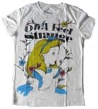 Alice in Wonderland I Feel Strange White Junior T-shirt