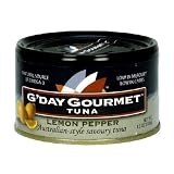 G'Day Gourmet Tuna, Lemon Pepper, 3.5-Ounce Cans (Pack of 12)