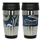 St. Louis Rams Travel Mug: 15 oz Stainless Steel Travel Tumbler