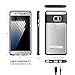 Galaxy Note 7 Case, Spigen [Crystal Hybrid] Metal Kickstand [Metal Slate] Clear TPU / PC Frame Slim Dual Layer Premium Case for Galaxy Note 7 (2016) - (562CS20386)