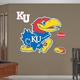 Kansas Jayhawks Team Logo Fathead Wall Sticker